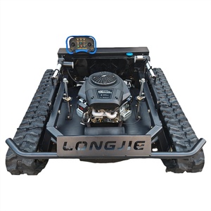 bibo Strong Power All Terrain Grass Cutting Machine Agriculture Upgraded Rubber <b>Tracks</b> <b>Remote</b> Lawn <b>Mower</b> 810-90A - Product Image 2
