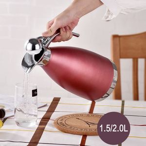 Caraffa da caffè termica in acciaio inossidabile a doppia parete caraffa da tè sottovuoto da <span class=keywords><strong>2</strong></span> <span class=keywords><strong>litri</strong></span> Coffee <span class=keywords><strong>Thermos</strong></span> - Product Image 6