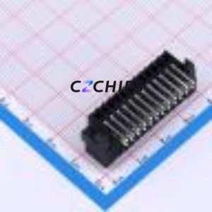 JL15EDGRHDM-25412B01 Plug-in Terminal Block P=2.54mm Connector Board-to-Board / Socket - Closed Screw Fixing 2x12P 2.54mm - Product Image 2