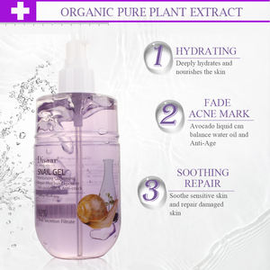 <span class=keywords><strong>Gel</strong></span> Visage et Corps à l'Extrait <span class=keywords><strong>d</strong></span>'<span class=keywords><strong>Escargot</strong></span> Biologique 92% Enrichi en Glycérine Soin Nourrissant de la Peau pour Femmes <span class=keywords><strong>Gel</strong></span> Réparateur Hydratant à l'<span class=keywords><strong>Escargot</strong></span> - Product Image 5