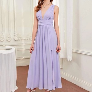 Vestido de verano sin mangas con escote en V, elegante - Product Image 4