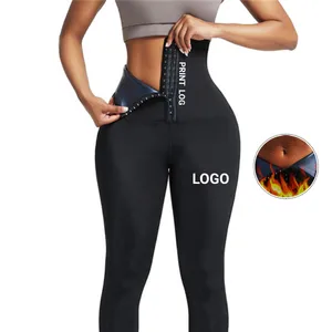 Hexin thoáng khí Neoprene tắm hơi giảm béo quần eo huấn luyện viên Corset tập thể dục phòng tập thể dục legging cao eo quần Yoga phụ nữ