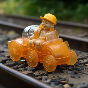 Voiture à bascule en PVC pour enfants avec figurine et quatre roues, jouet pour les enfants de 7 à 12 ans - Product Image 4
