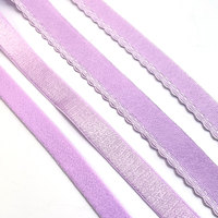 Bandes élastiques en nylon lilas écologiques de haute ténacité pour la couture (50 mètres)