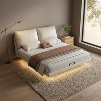 Schlafzimmer möbel Designer Leder Luxus König Queen Size Modern Boy Girl Holz Multifunktions-Aufbewahrung massage High-End-Bett-Set