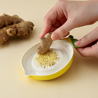 Creatieve handmatige voedselmolen met keramische raspplaat, gember-knoflookmolen, babyvoedselstamper, fruit- en groentesnijder