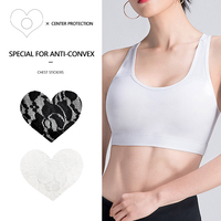 Couvre-seins en tissu de dentelle auto-adhésif respirant de formes multiples jetables en usine Couvre-mamelons sexy pour femmes