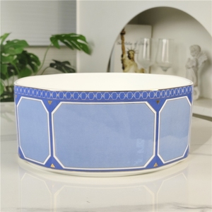 Bol à soupe en céramique et porcelaine résistant à la chaleur, fait main, 9 pouces, décoration pour la maison, cadeau, grande assiette colorée pour la salle à manger - Product Image 5