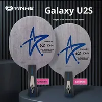 Yinhe Galaxy U2S lame de raquette de Tennis de Table efficace Uranus 7 couches en bois pur boutons horizontaux 160x152mm raquette à boucle