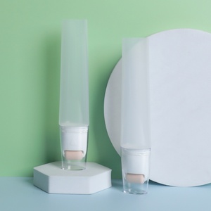 Tube souple vide de 20 ml pour cosmétiques, avec applicateur à bille, idéal pour lotion corporelle, nettoyant visage, crème contour des yeux et massage. - Product Image 2