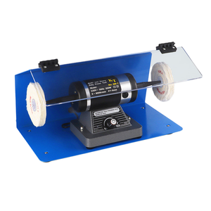 Polisseuse de banc à moteur en acier inoxydable 4300 tr/min 1-2 CV à fréquence variable, forte aspiration, pour tour, outils de bijouterie, bracelets de montre - Product Image 5