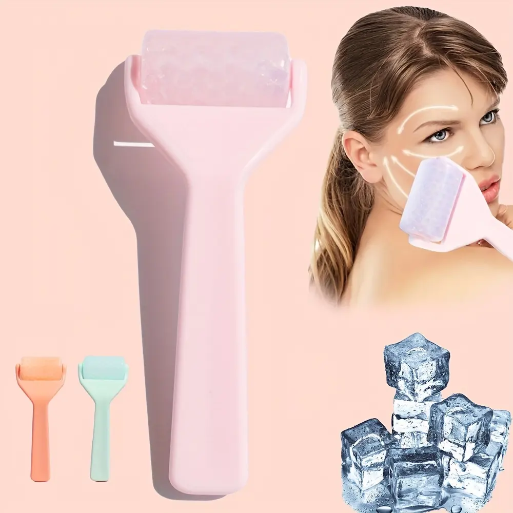 Face Ice Roller Ice Roller massaggiatore viso per stringere Lift e Smooth Skin Ice Globes rullo facciale strumento di bellezza per la cura della pelle del viso