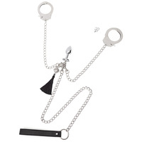 Black Wolf YL Source Factory Tassel Metal Anal Plug Handcuffs Traction Sm Bondage for Men Women Back-to-Back Adult Gift Box