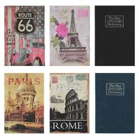 Fabricant Vente en gros Rangement de sécurité en métal personnalisé Mini dictionnaire Casier de sécurité Coffre-fort secret pour livres avec 2 serrures à clés