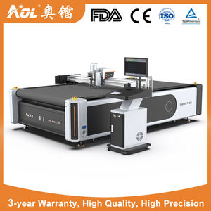 เครื่องตัดกระดาษลูกฟูกดิจิตอลแบบอัตโนมัติ AOL Cardboard Sticker Box Cutter พร้อมใบมีดแบบแบน CNC สำหรับตัดกระดาษแข็ง ได้รับมาตรฐาน CE <span class=keywords><strong>ISO</strong></span> - Product Image 6