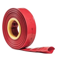 Rouge Bleu Irrigation Agricole 2 4 6 8 pouces PVC Layflat Tuyau Flexible Pompe Décharge Lay Flat Tuyau D'eau