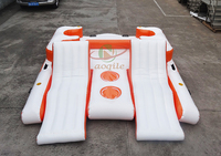 Aoqile 2025 plate-forme de repos remorquable gonflable pour deux personnes à vendre à chaud pour les sports nautiques dans le parc aquatique pour les événements