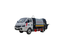 Camion compacteur de déchets Dongfeng 6CBM, véhicule de collecte des ordures, petit compacteur de déchets pour le nettoyage des rues