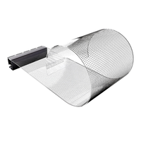 Écran LED transparent commercial extérieur étanche 8K HDR10+ à membrane cristalline flexible à 95 % de transmission pour la vente en gros