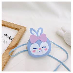 Großhandel niedlichen Pu Leder Mode Mädchen Baby Cartoon Kaninchen Ohr Umhängetaschen Schöne Kinder Münze Geldbörse Zubehör Handtaschen - Product Image 4