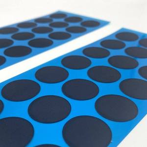Malla de filtro de polvo negra tejida troquelada a medida QX, ecológica, con adhesivo, compatible con RoHS y REACH, para protección de electrónica OEM - Product Image 2