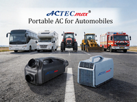 Climatiseur mobile extérieur à refroidissement unique de 8-10m², 4500 BTU, 110V 220V 12V 24V, climatiseur portable pour tente, camping et voyages