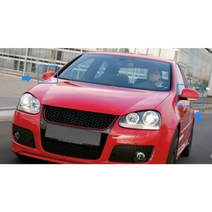 Cubierta Protectora para Retrovisor Lateral de Coche, Cubierta para Espejo Retrovisor Lateral para Volkswagen Golf 5, Kit de Carrocería, Accesorios para Coche - Product Image 3