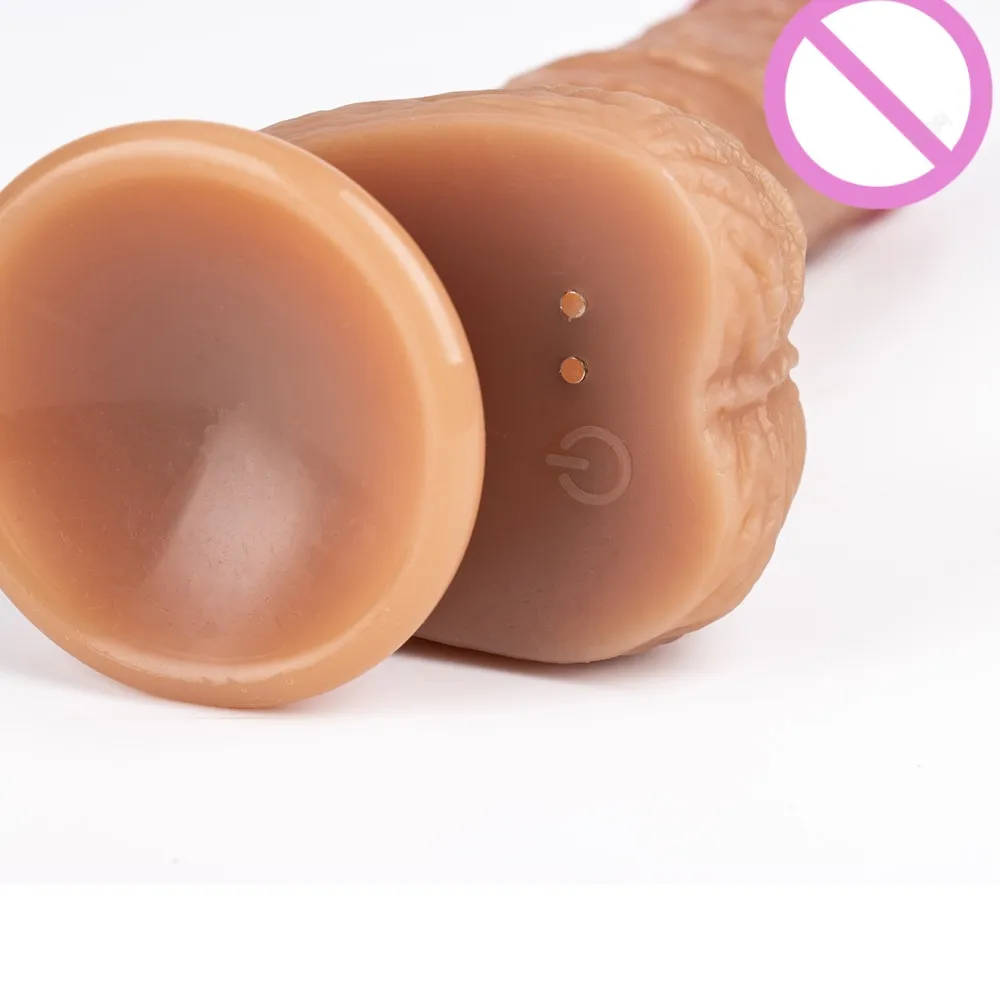 Vibradores realistas de silicone líquido para mulheres, anal grande com ventosa, brinquedo sexual adulto para lésbicas, masturbação