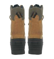 Bottes d'hiver chaudes et imperméables en cuir marron mi-mollet, légères et personnalisées YL617 pour hommes