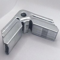 Coin de conduit TDF galvanisé pour bride de conduit d'air HVAC pour hôpitaux gymnases sous-sols écoles