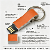 Clé USB en cuir en forme de sifflet avec logo personnalisé, USB 2.0 USB 3.0, 4 Go 8 Go 16 Go 32 Go 64 Go avec porte-clés, clé USB de haute qualité