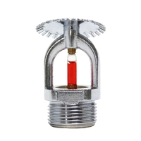 Système de tête d'incendie à jet direct en acier inoxydable et laiton certifié FM, économique, pour intérieur, 57/68/79 degrés, débit de 80/115 L/min