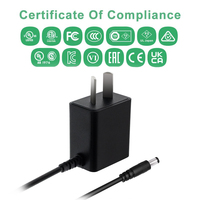 Adaptateur secteur chinois 9V 250 MA Max Switch Mode Alimentation 9V 0.25A avec 1.2m pour Audio Low Ripples Noise