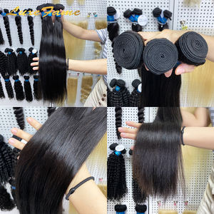 Ücretsiz örnek saç paketler ham bakire manikür hizalanmış saç, insan saç demeti, toptan 10A sınıf vizon bakire brezilyalı takma saç - Product Image 5