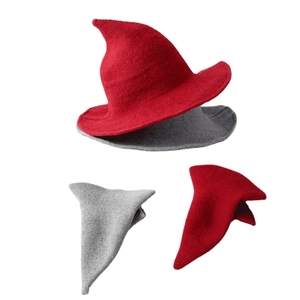 Mới hiện đại đan len <span class=keywords><strong>Wizard</strong></span> Hat Cap cho Halloween bên trang phục halloween Phù Thủy hat Lễ Hội Đảng hat - Product Image 2