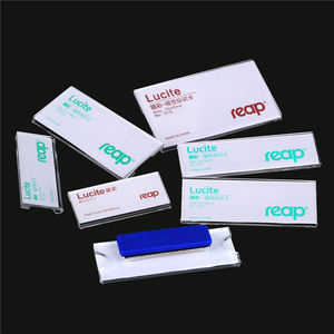 Прозрачный акриловый значок с именем, защитная булавка и магнитная брошь, подходит для школы/бизнеса/офиса - Product Image 2