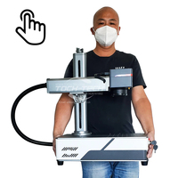 Mesin Penanda Laser Serat Mopa 30w 50w 60w 3d UV Printer untuk Kartu Nama Logam