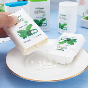 สเตเวียสารให้ความหวานไร้น้ําตาล Keto 100/200/500/1000 เม็ดต่อตู้ - Product Image 2