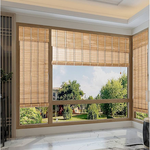 Màn tre ngoài trời con lăn Cửa Sổ Màu tre cuộn lên rèm cửa - Product Image 6