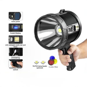 Многофункциональный ручной фонарь-прожектор LED с регулируемым фокусом, перезаряжаемый через USB, для кемпинга, 1000+ люмен - Product Image 6