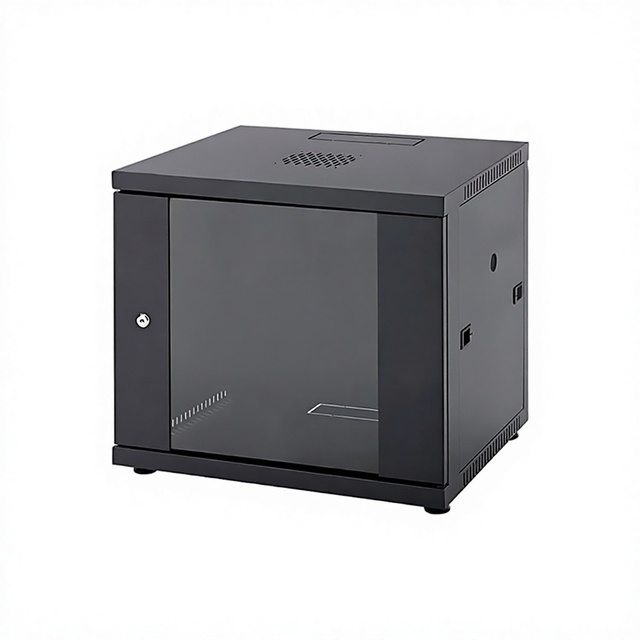 Premium 4U Wall Mount Server Cabinet 19" Standard SPCC Steel IP20 Data Cabinet for CCTV Switch Router