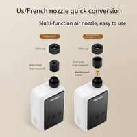 TOSUOD Bicycle Air Pump, Smart Display Electric High-Pressure Inflator, Portable for Road Bike, Universal