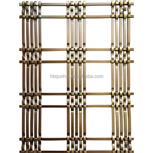 Kiến trúc trang trí lưới Panel tường lục giác lỗ đa mục đích dệt trang trí kim loại lưới trang trí nội thất hàng rào uốn - Product Image 4