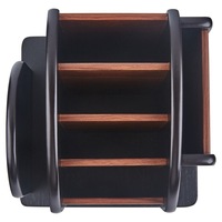 Boîte de rangement pour télécommande de bureau créative en bois porte-stylo
