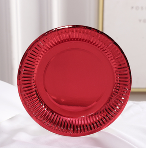 Hot Selling Cheap Price 7 Inch Disposable Birthday Wedding Party Paper <b>Plate</b> - Product Image 6