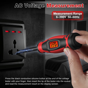 HABOTEST HT95A-SL5 Comprobador de Voltaje Digital 12-250V CA Tipo Destornillador Detector Eléctrico Tipo Pluma - Product Image 4