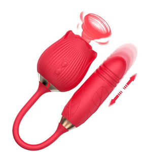 Vibrateur à pression longue durée 2 secondes, 10 fréquences, succion clitoridienne, léchage de langue, tige télescopique, magnétique USB, IPX7, pour femme - Product Image 6