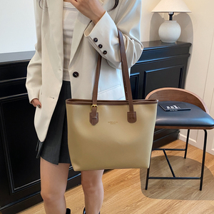 Borsa a <span class=keywords><strong>tracolla</strong></span> con cerniera morbida in Pu di alta qualità classica speciale semplice borsa a mano da donna di grandi dimensioni - Product Image 6