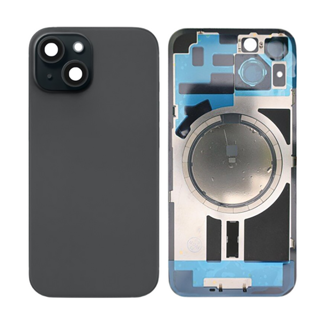 Back Glass Housing Cover Big Hole for iPhone 14 14 Plus Magsafe for Apple 14 Pro With NFC Flex Wireless Charging Camera Lens