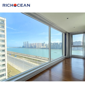 RICHOCEAN Hurricane Impact House Glass Fixed <strong>Pictures</strong> <strong>windows</strong> Supplier Slim Aluminium Vitre Big <strong>Window</strong> - Product Image 2